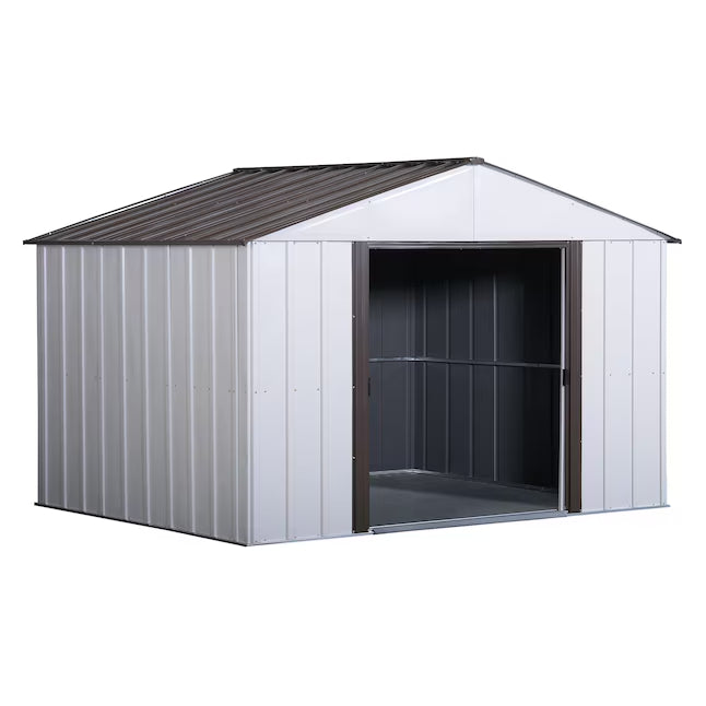 Arrow 10-ft x 8-ft High Point Galvanized steel Storage Shed
