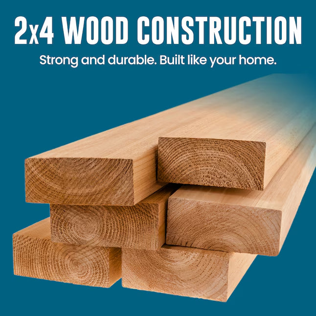 Heartland Cancun 10-ft x 8-ft Lean-to Style Wood Outdoor Storage Shed with 1 Windows 1 Doors (Floor Included) (Installation Included)