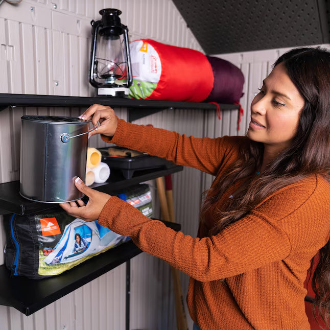 LIFETIME PRODUCTS 8-ft x 15-ft Brown Gable Resin Storage Shed (Floor Included)