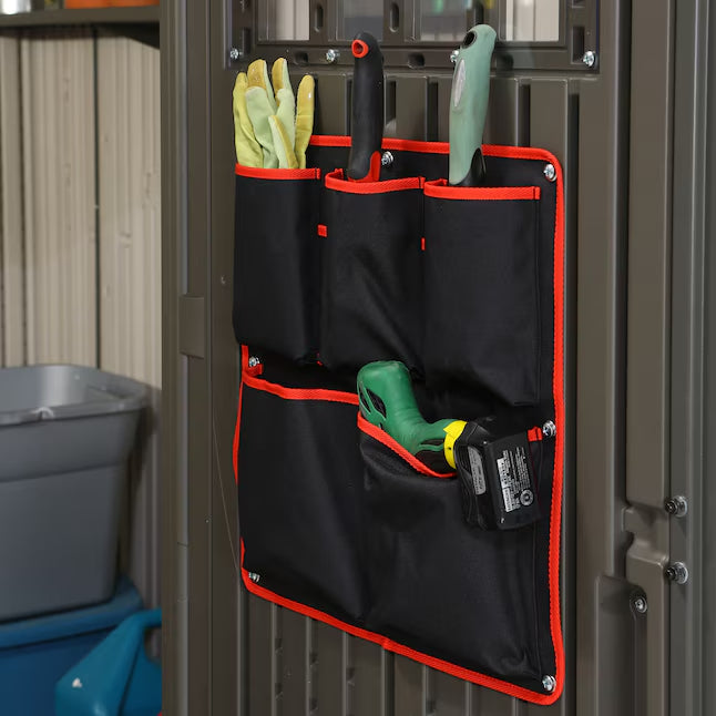 LIFETIME PRODUCTS 8-ft x 20-ft Classic Shed Brown Gable Resin Storage Shed (Floor Included)